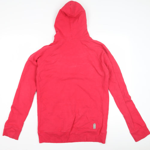 Mambo Red Women's Pullover Hoodie, Size 14, Cotton