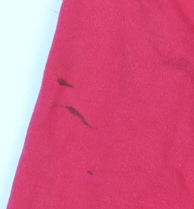 Mambo Red Women's Pullover Hoodie, Size 14, Cotton