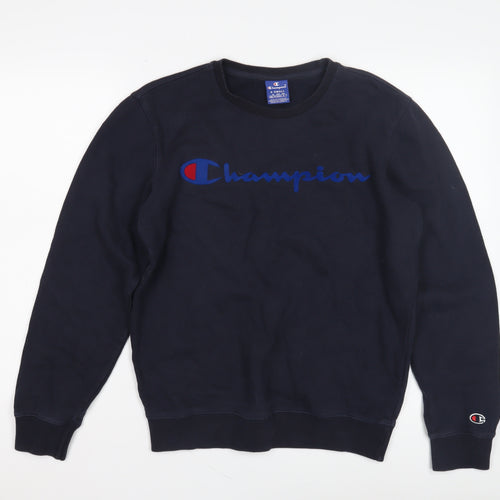 Champion Mens Black XS Pullover Sweatshirt