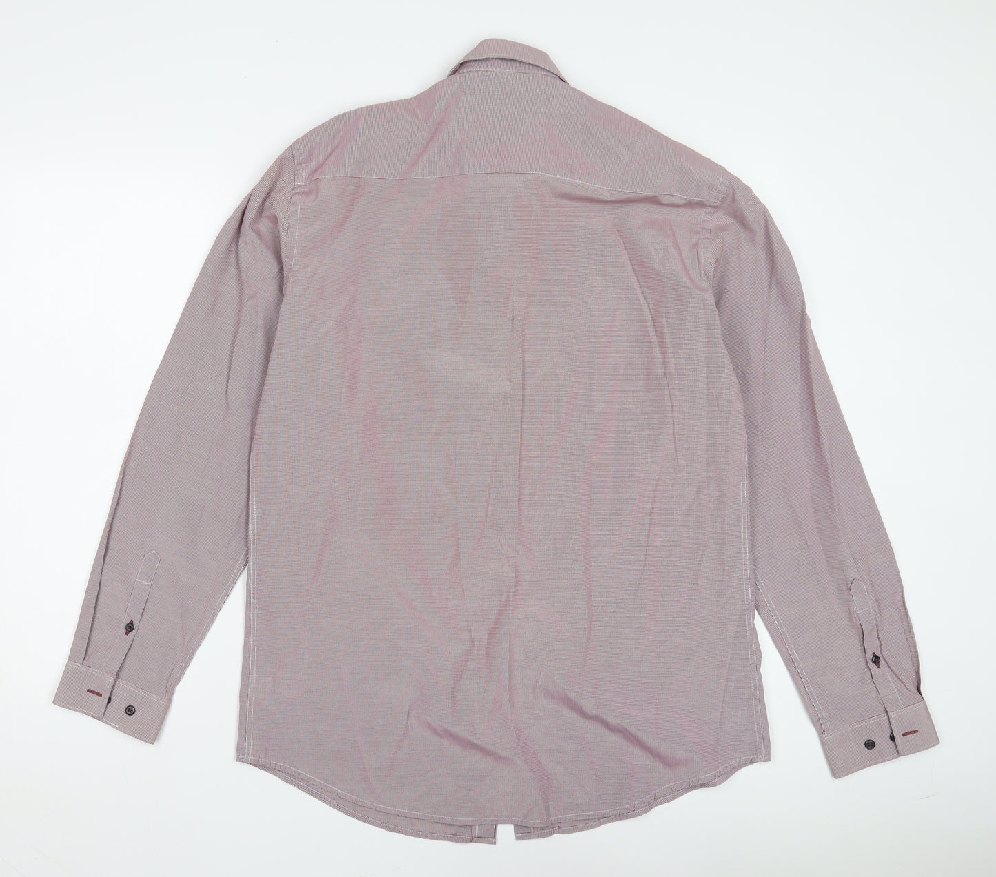 Next Men's Multicoloured Check Dress Shirt, M, Formal