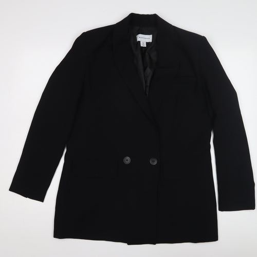 Warehouse Women's Black Blazer Size 10 Regular