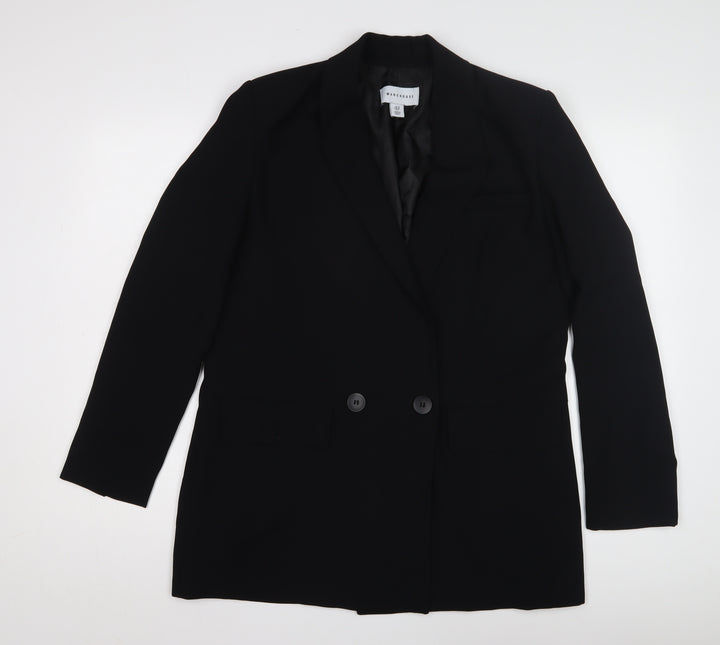 Warehouse Women's Black Blazer Size 10 Regular