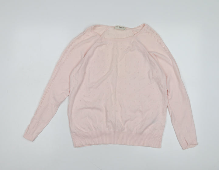 Marks and Spencer Women's Pink Pullover Jumper, Size 14