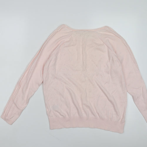 Marks and Spencer Women's Pink Pullover Jumper, Size 14