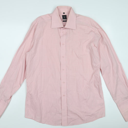 Tom English Men's Pink Dress Shirt, 16 Regular