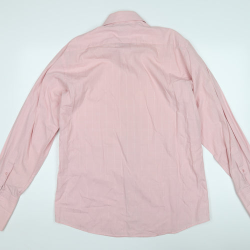 Tom English Men's Pink Dress Shirt, 16 Regular