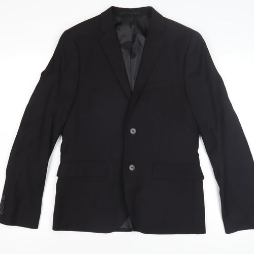 H&M Men's Black Slim Fit Blazer 36R Jacket