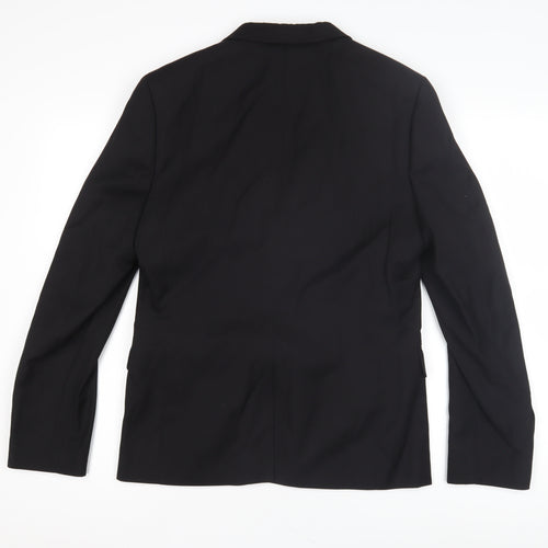 H&M Men's Black Slim Fit Blazer 36R Jacket