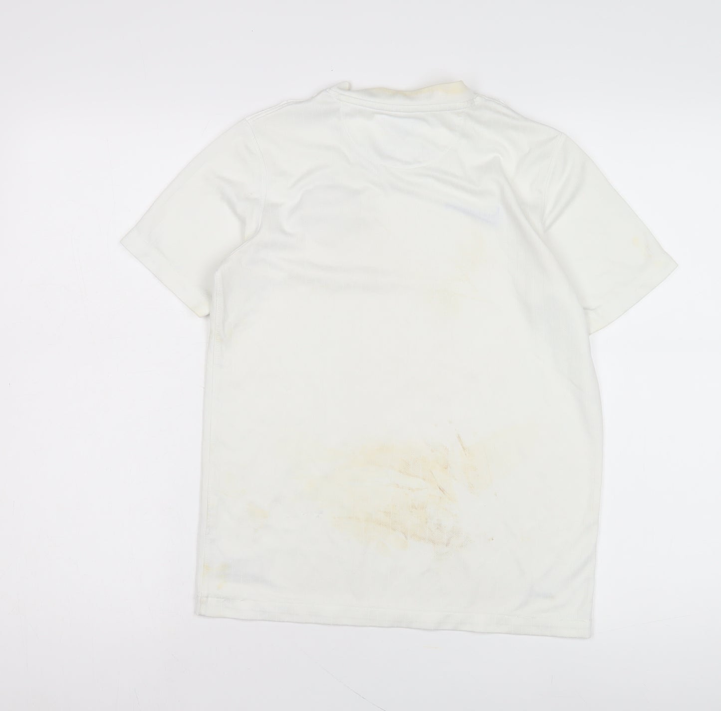 Nike Boys White Sports Jersey, Age 13, Short Sleeve T-Shirt