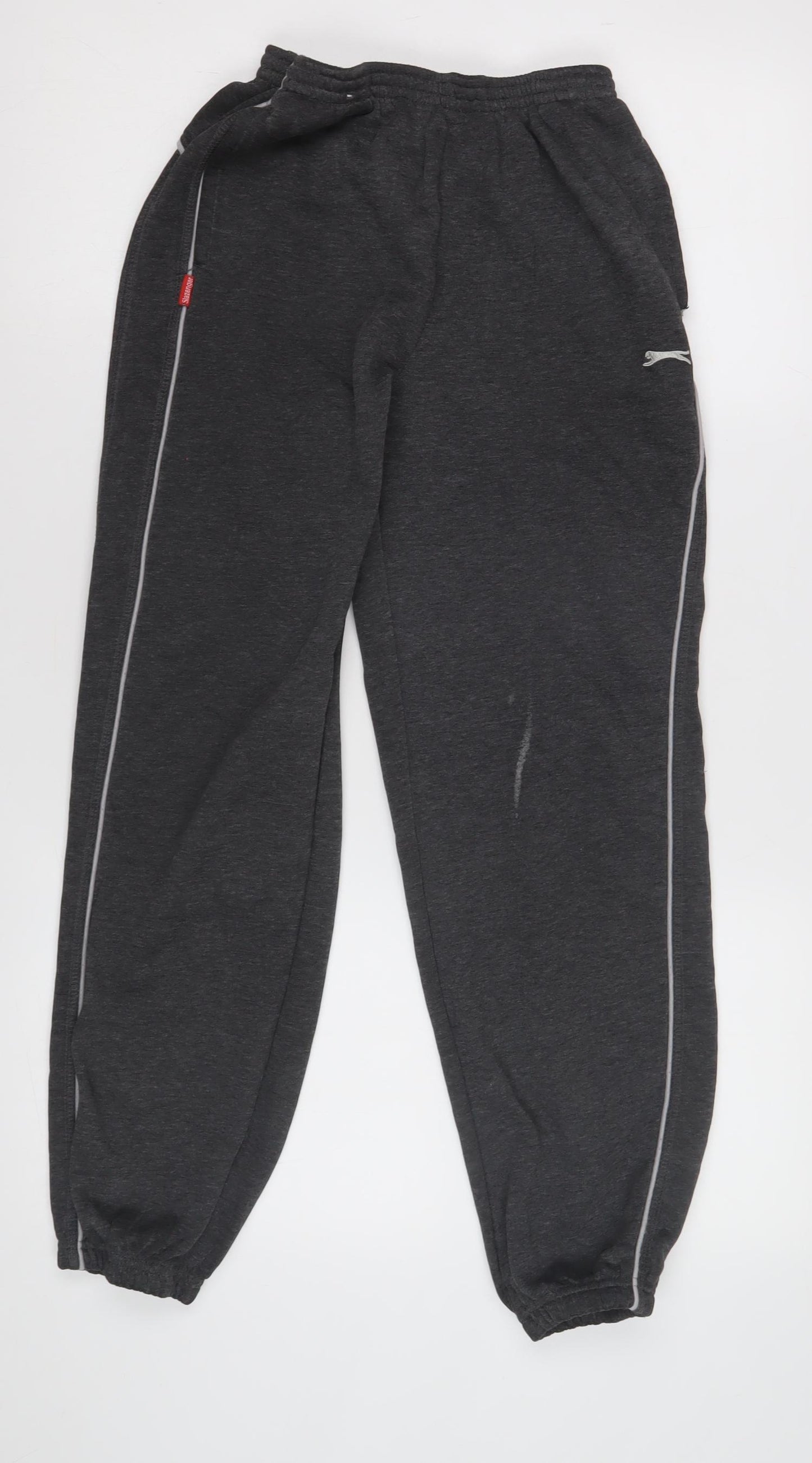 Slazenger Boys Black Jogger Trousers 13 Years