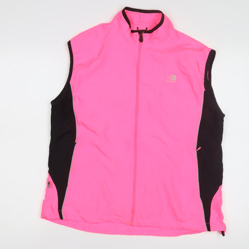 Karrimor Women's Pink Waistcoat Size 16 Sports Zip Casual – Preworn