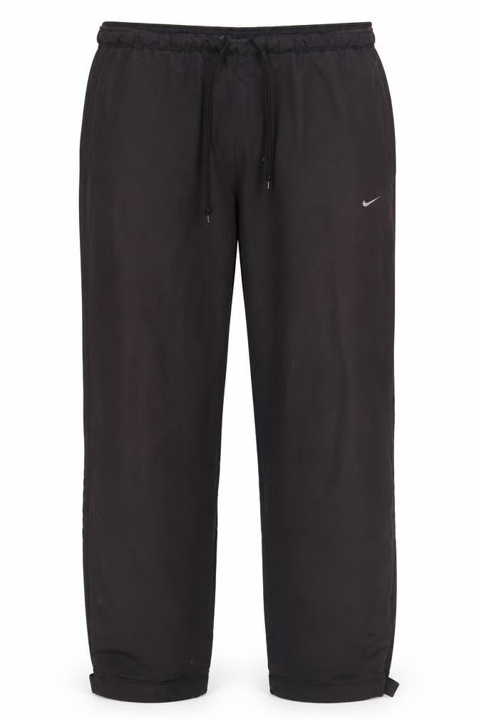 Front view of Nike Men's Black Jogger Trousers - Elastic Waist Casual