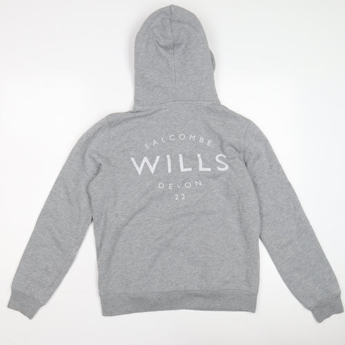 Jack Wills Women's Grey Pullover Hoodie Size 12