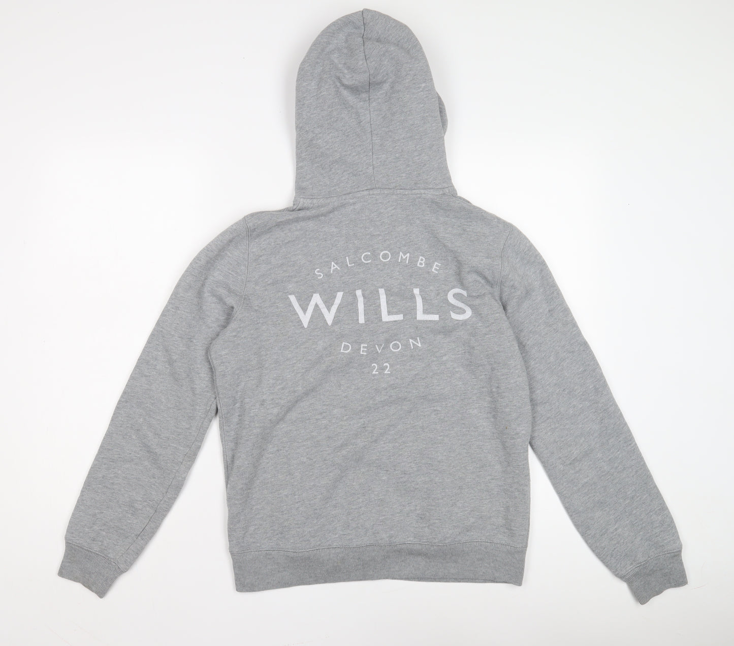 Jack Wills Women's Grey Pullover Hoodie Size 12