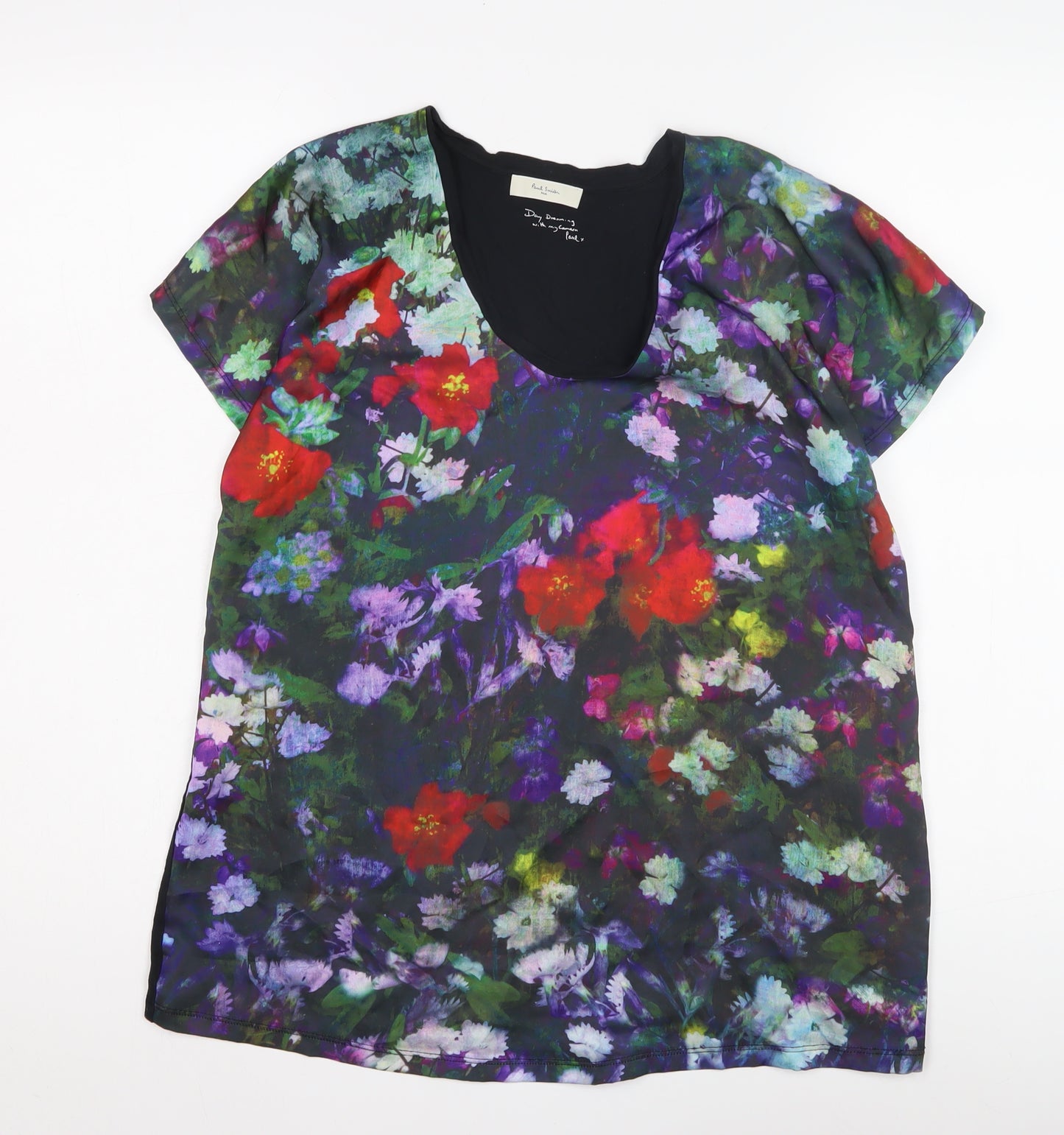 Paul Smith Women's Multicoloured Floral T-Shirt L