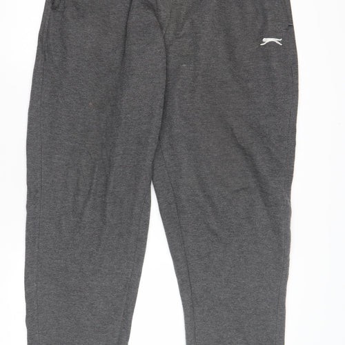 Slazenger Men's Grey Jogger Trousers 2XL Gym Wear