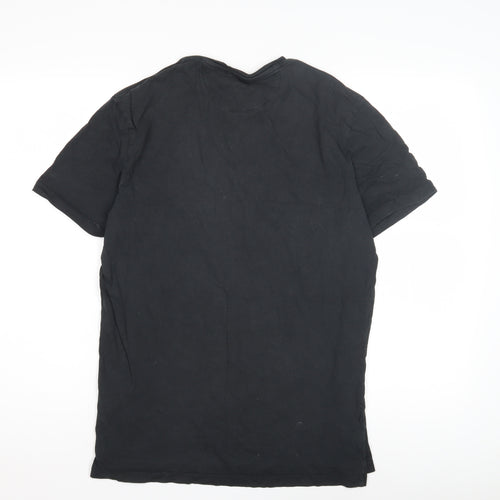 Levi's Black Men's T-Shirt, Short Sleeve, M, Cotton