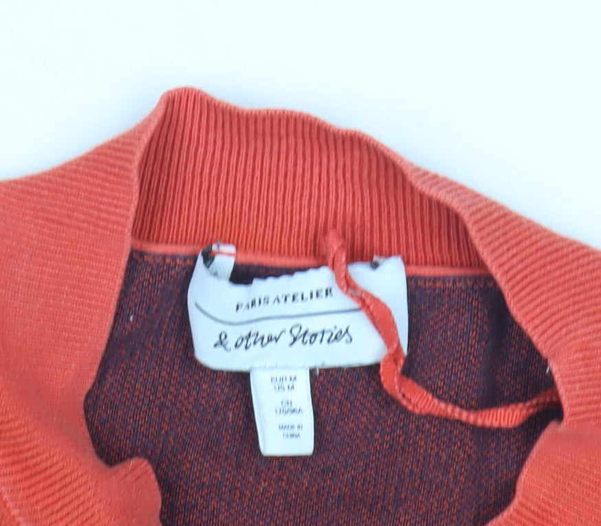 Women's & other Stories Red and Black Pullover Jumper, M