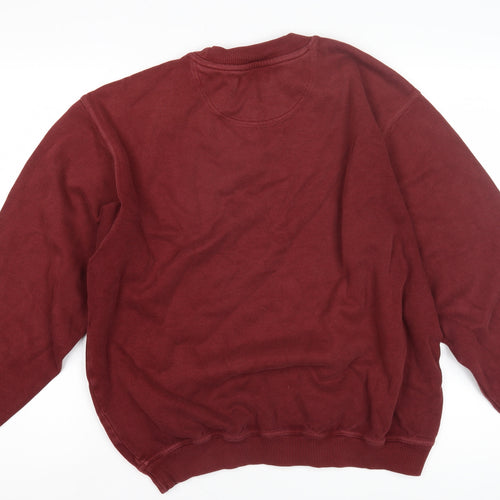EWM Women's Red Crew Neck Sweatshirt - M