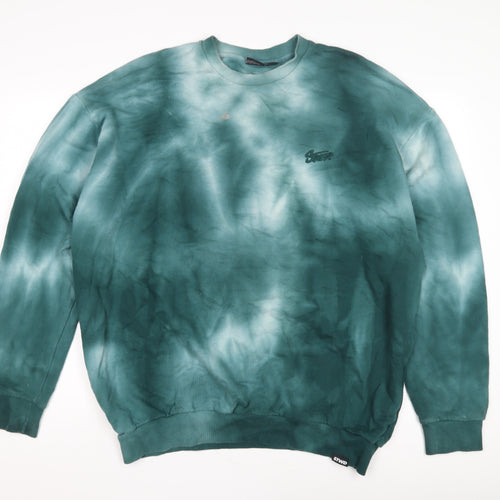 Pull&Bear Men’s Green XL Pullover Sweatshirt