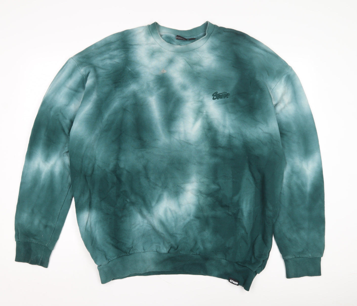 Pull&Bear Men’s Green XL Pullover Sweatshirt