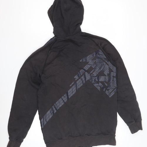 Adidas Men's Black Hoodie S Full Zip Logo