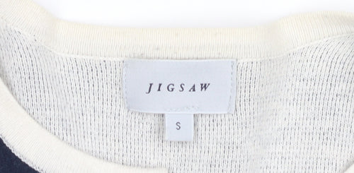 Jigsaw Women's Blue Cardigan - S, Wool, Casual, Autumn/Winter