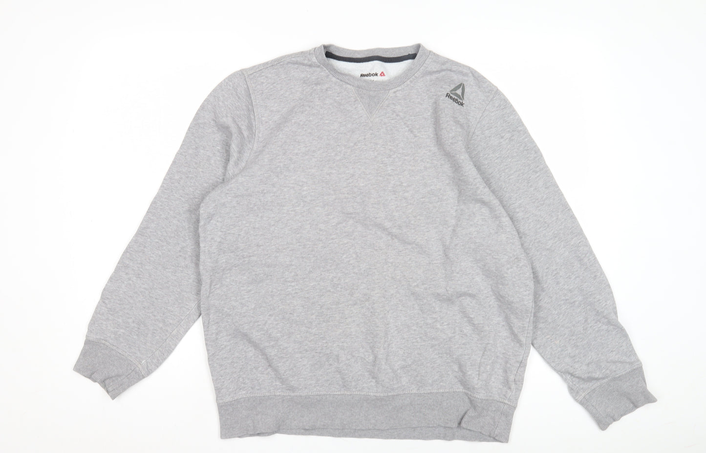 Reebok Grey Men's M Sweatshirt Logo Fleece
