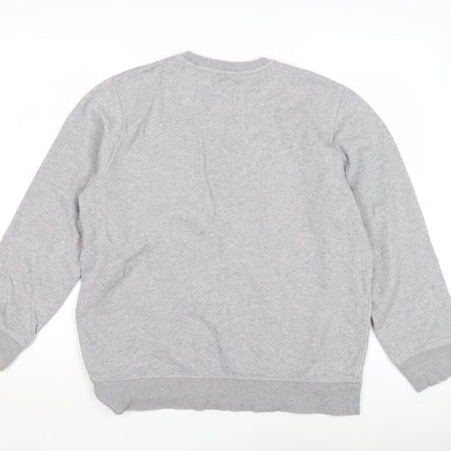 Reebok Grey Men's M Sweatshirt Logo Fleece