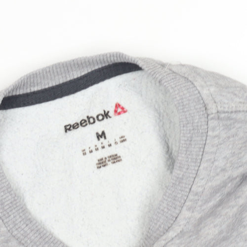 Reebok Grey Men's M Sweatshirt Logo Fleece