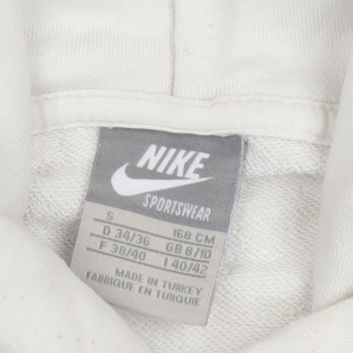Nike Women's White Pullover Hoodie Size 8