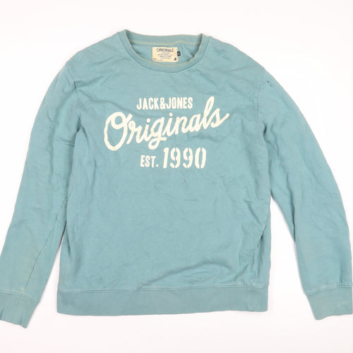 Jack & Jones Men's Blue XL Pullover Sweatshirt