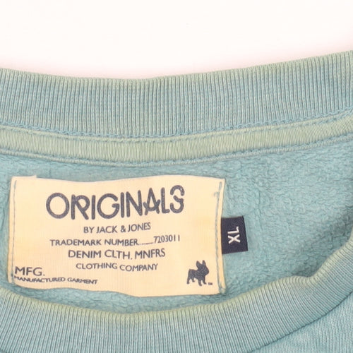 Jack & Jones Men's Blue XL Pullover Sweatshirt