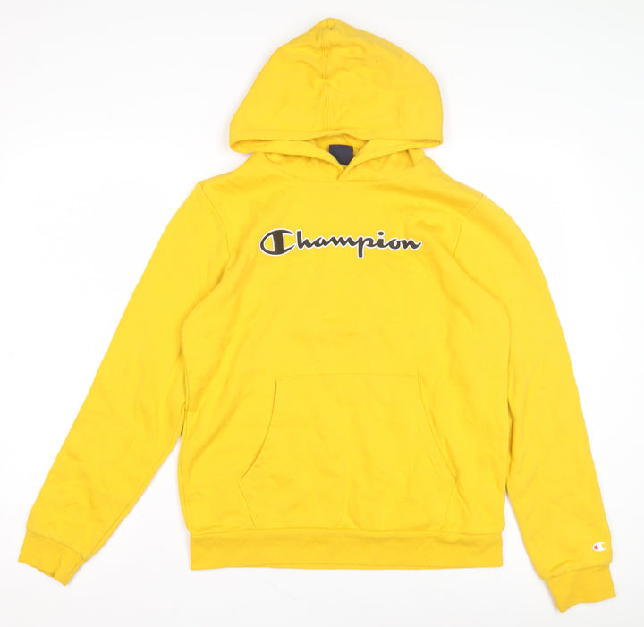 Champion Boys Yellow Fleece Hoodie 2XL Pullover