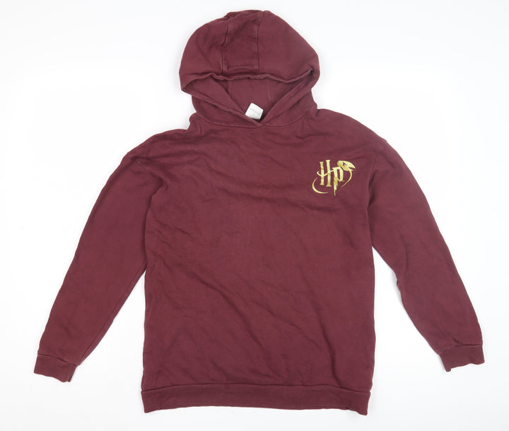 George Girls Red Hogwarts Pullover Hoodie 12-13 Years