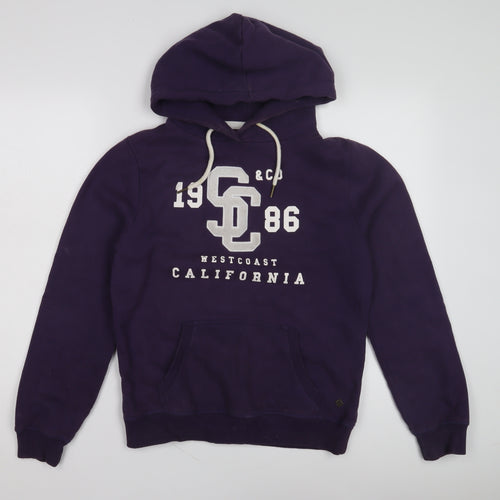 SoulCal & Co Purple Unisex Hoodie, Medium, Casual Winter
