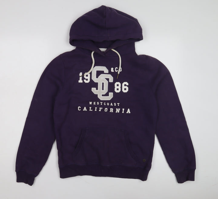 SoulCal & Co Purple Unisex Hoodie, Medium, Casual Winter