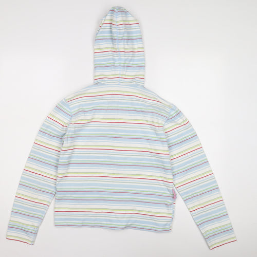 Joules Women's Multicoloured Striped Full Zip Hoodie S