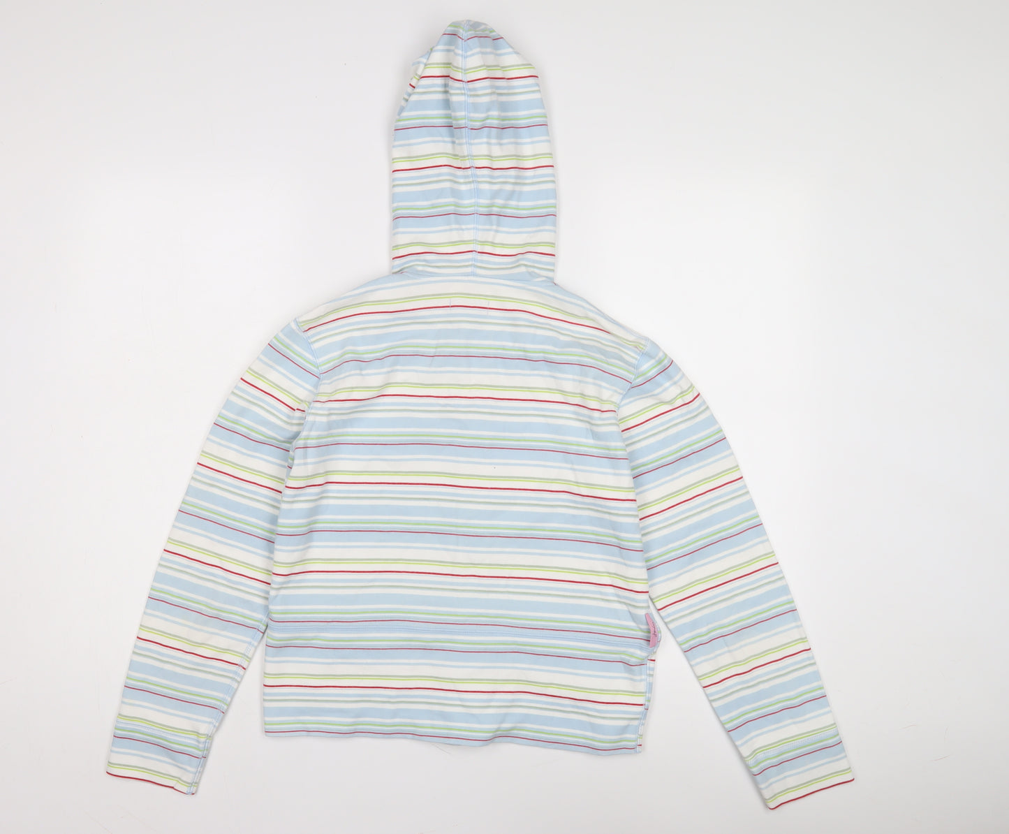 Joules Women's Multicoloured Striped Full Zip Hoodie S