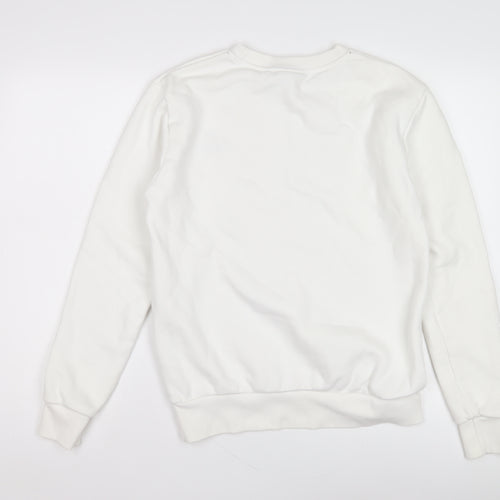 Primark Boys White PlayStation Sweatshirt, S, Crew Neck, Graphic