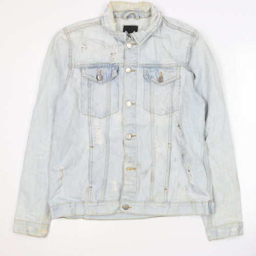 Brave Soul Women's Blue Denim Jacket M Casual