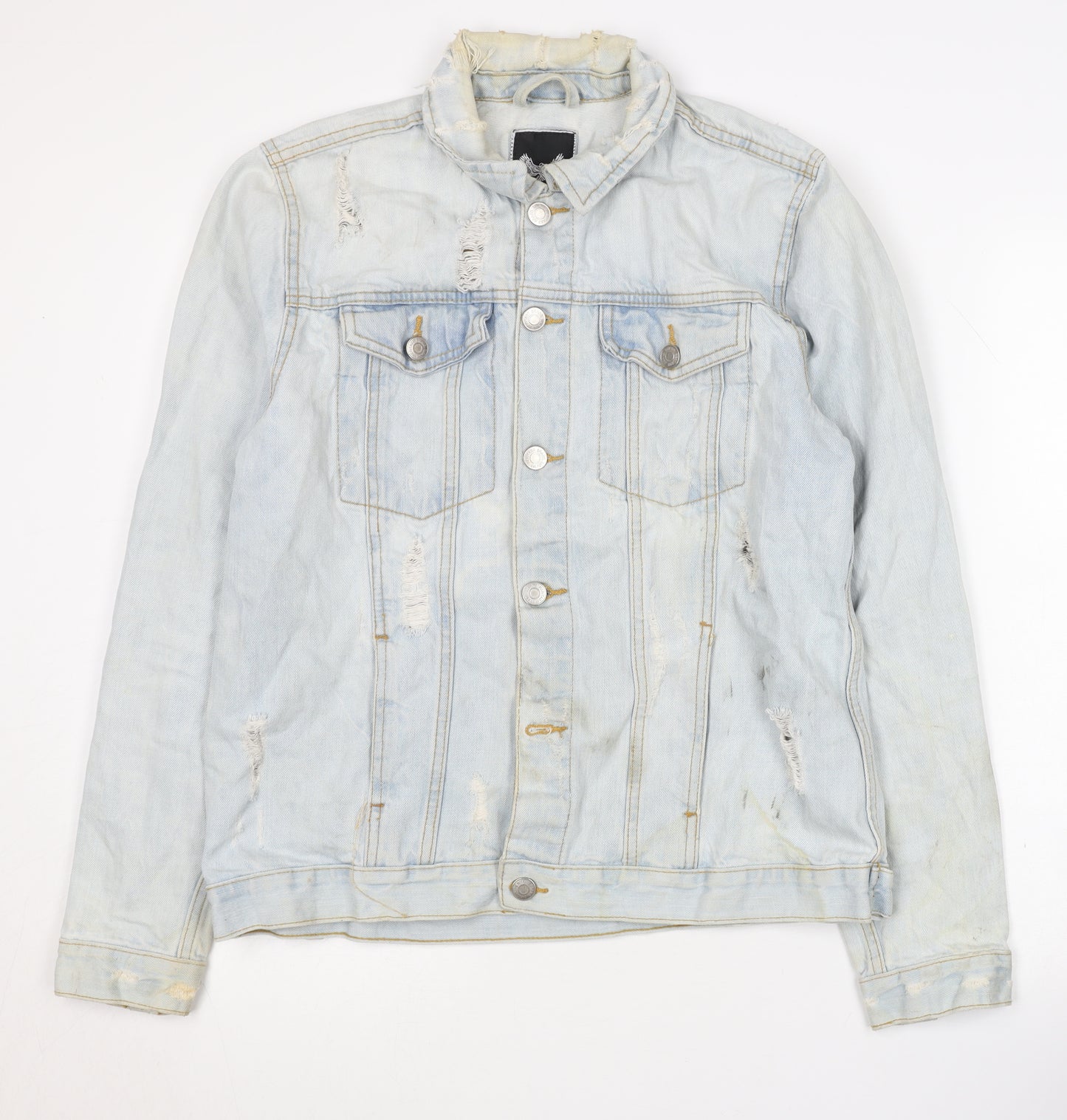 Brave Soul Women's Blue Denim Jacket M Casual