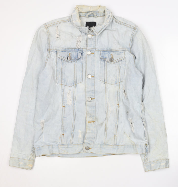 Brave Soul Women's Blue Denim Jacket M Casual