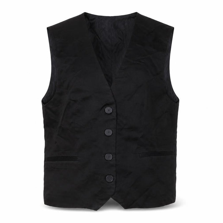 Zara Men's Black Waistcoat S Formal Suit Vest