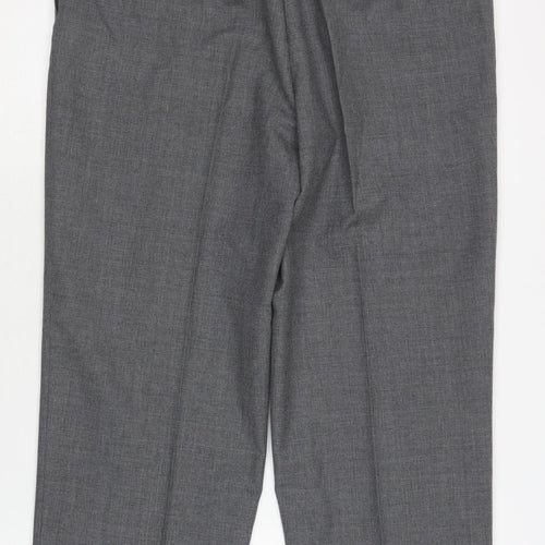 Greenwoods Classic Mens Grey Dress Pants L 35 in Waist