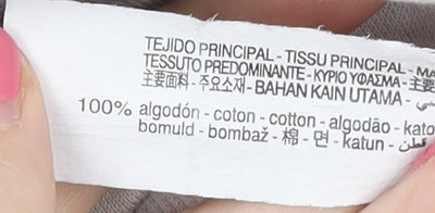 Zara Women's Ivory Graphic Sweatshirt, Size S, Cotton