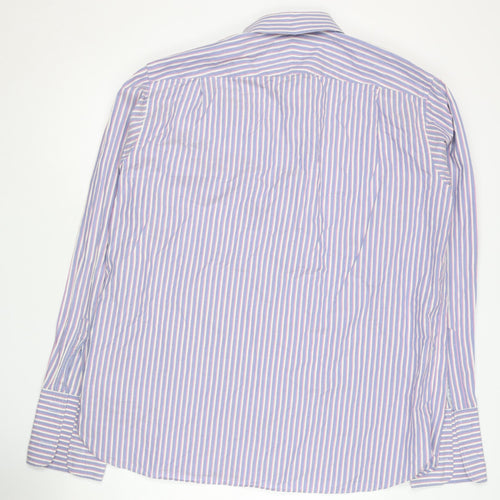 Marks and Spencer Men's Multicoloured Striped Dress Shirt