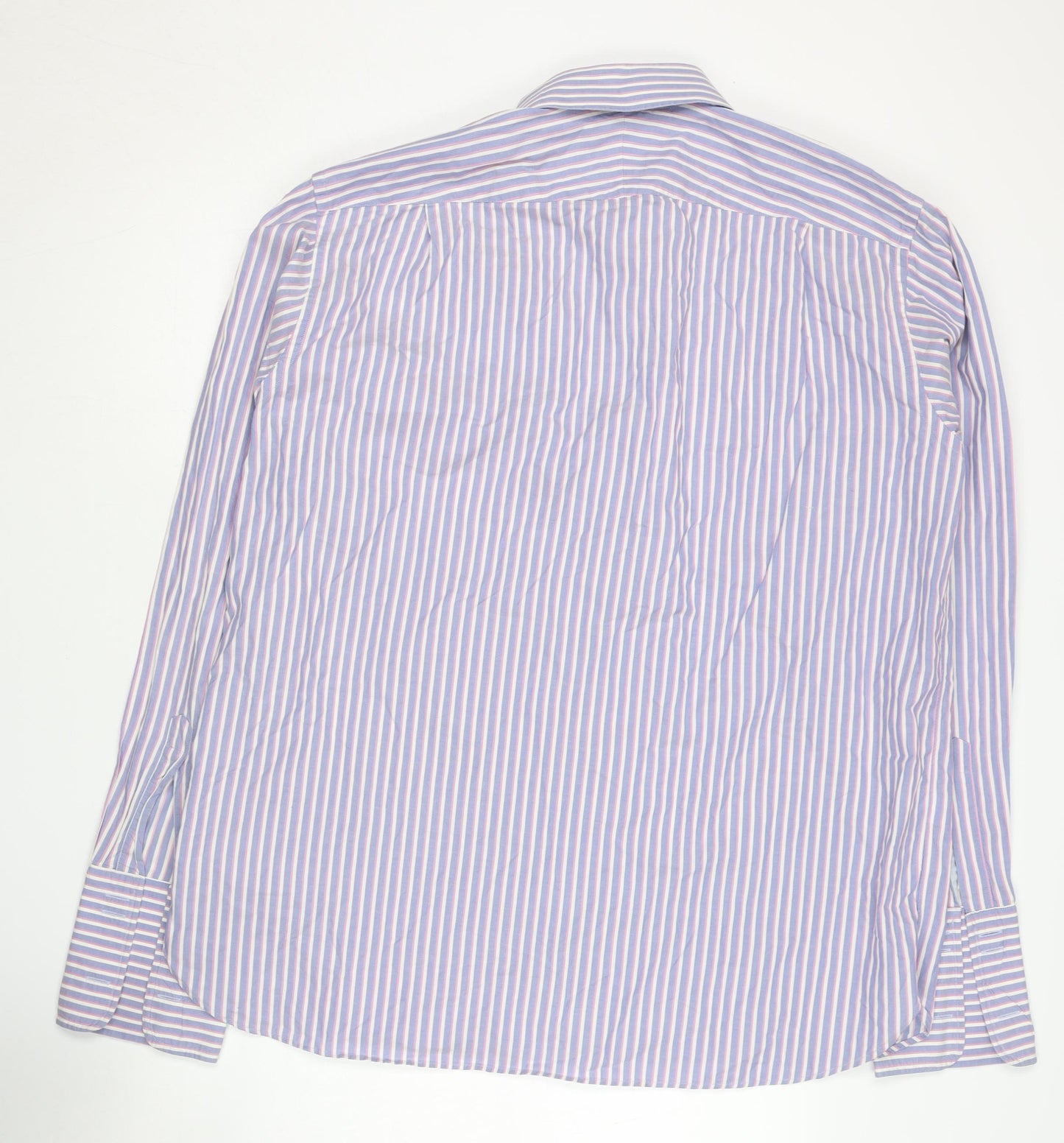 Marks and Spencer Men's Multicoloured Striped Dress Shirt