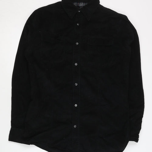 Joseph Abboud Men's Black S Button-Up Shirt