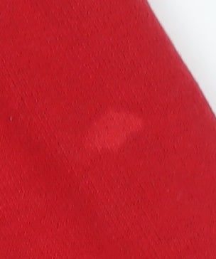 Superdry Red Hoodie XL Unisex Full Zip Casual Style